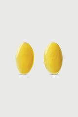 Resin Oval Earrings