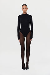 Naked Mock Neck Bodysuit