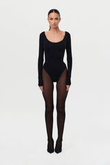 Naked Scoop Neck Bodysuit