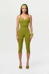 Naked Gold Shoulder Tank Bodysuit