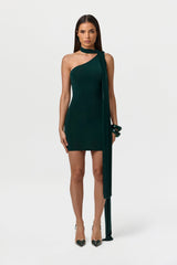 Tie Shoulder Mini Dress