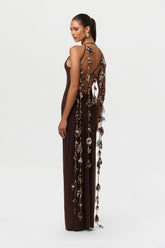 Naked Open Back Petal Dress
