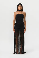 Naked Fringe Mini Dress