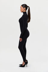 Naked Turtleneck Stirrup Jumpsuit
