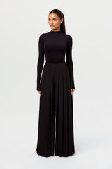 Pleated Wide Leg Pant