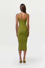 Naked Drape Midi Skirt