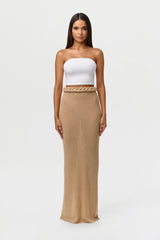 Knit Braid Maxi Skirt