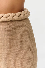 Knit Braid Maxi Skirt