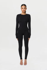 Naked Crewneck Top