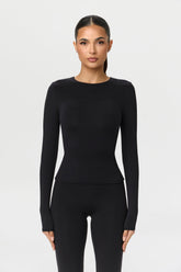 Naked Crewneck Top