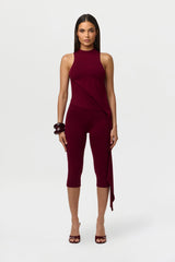 Smooth Asymmetric Capri Leggings