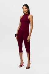 Smooth Asymmetric Capri Leggings
