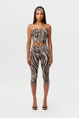 Naked Print Capri Legging