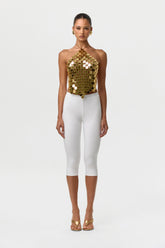 Smooth Sculpt Waist Capri Leggings