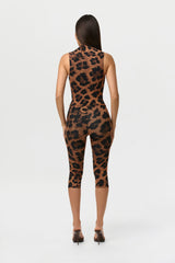 Naked Print Capri Leggings