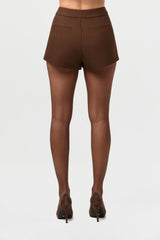 High Waist Suited Shorts