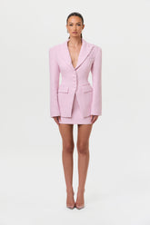 Tweed Houndstooth Mini Skirt