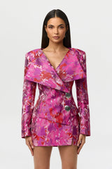 Suiting Jacquard Mini Skirt