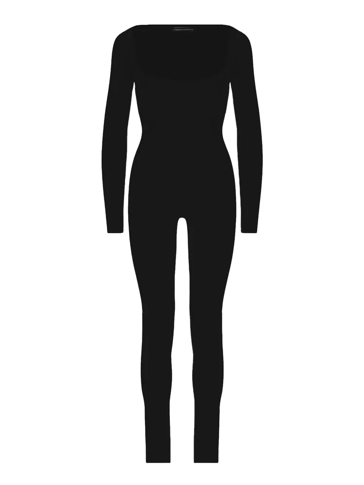 NW Square Neck Jumpsuit Curve