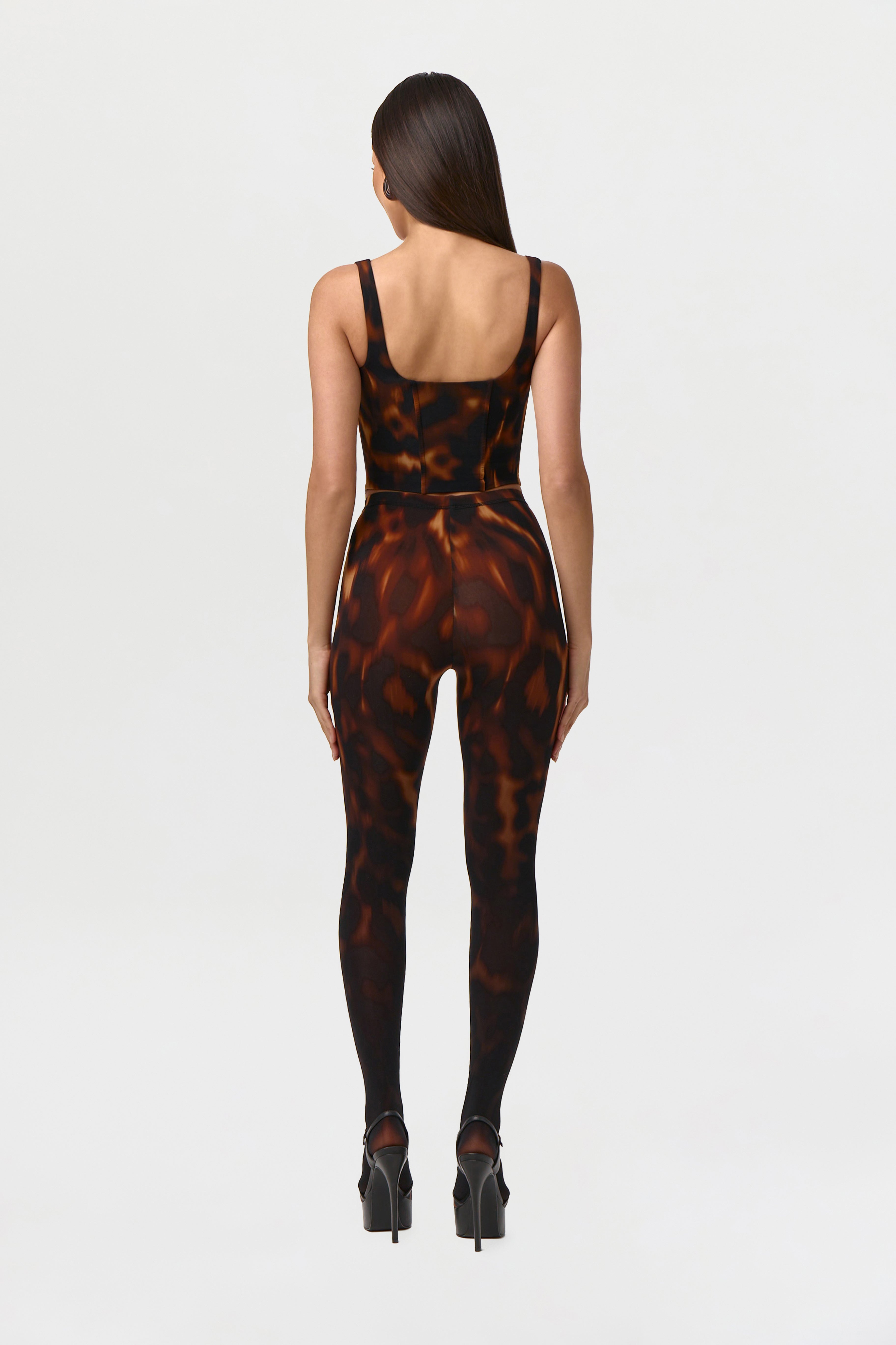 Bare Body Tortoise Closed Toe Legging