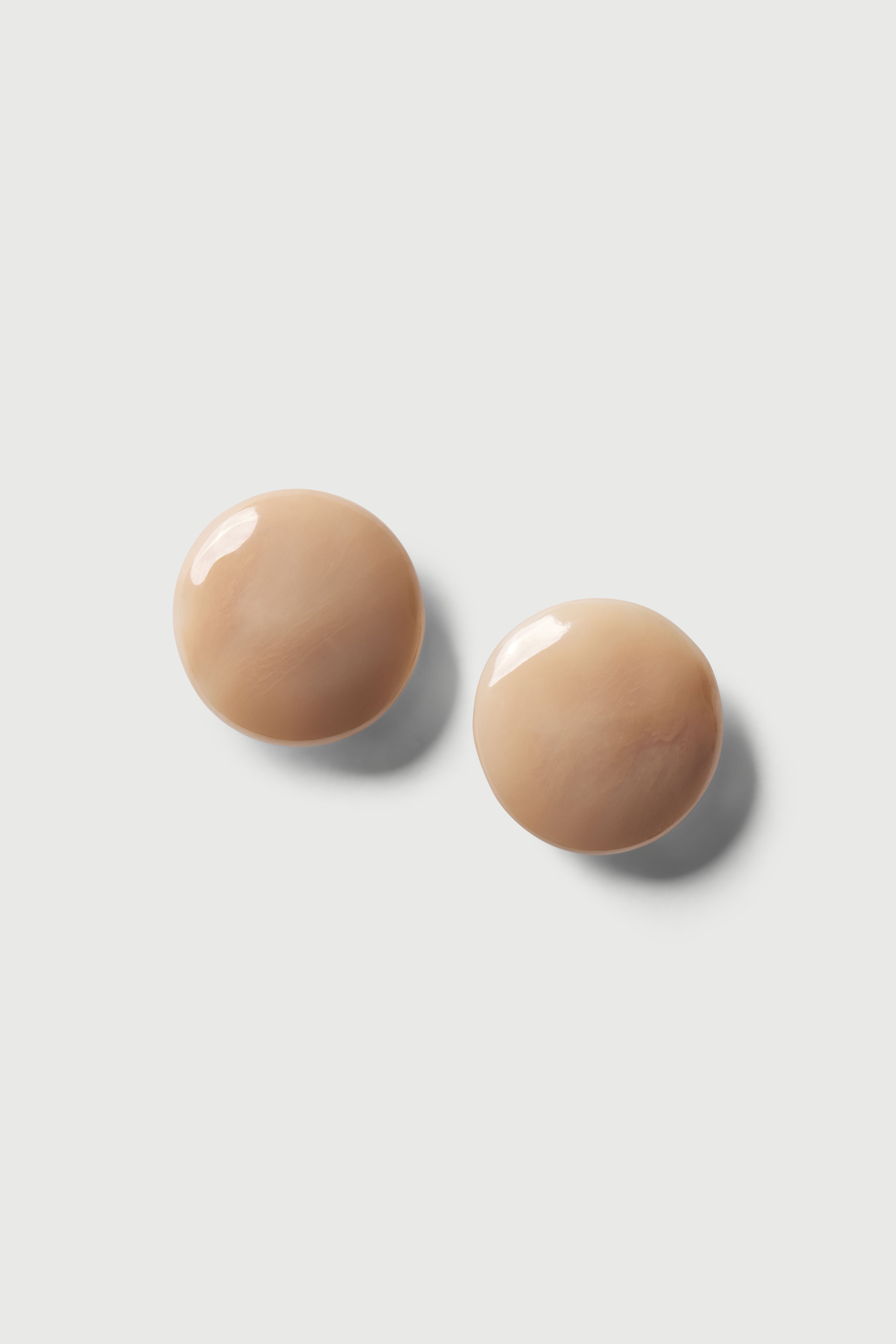 Resin Round Earrings