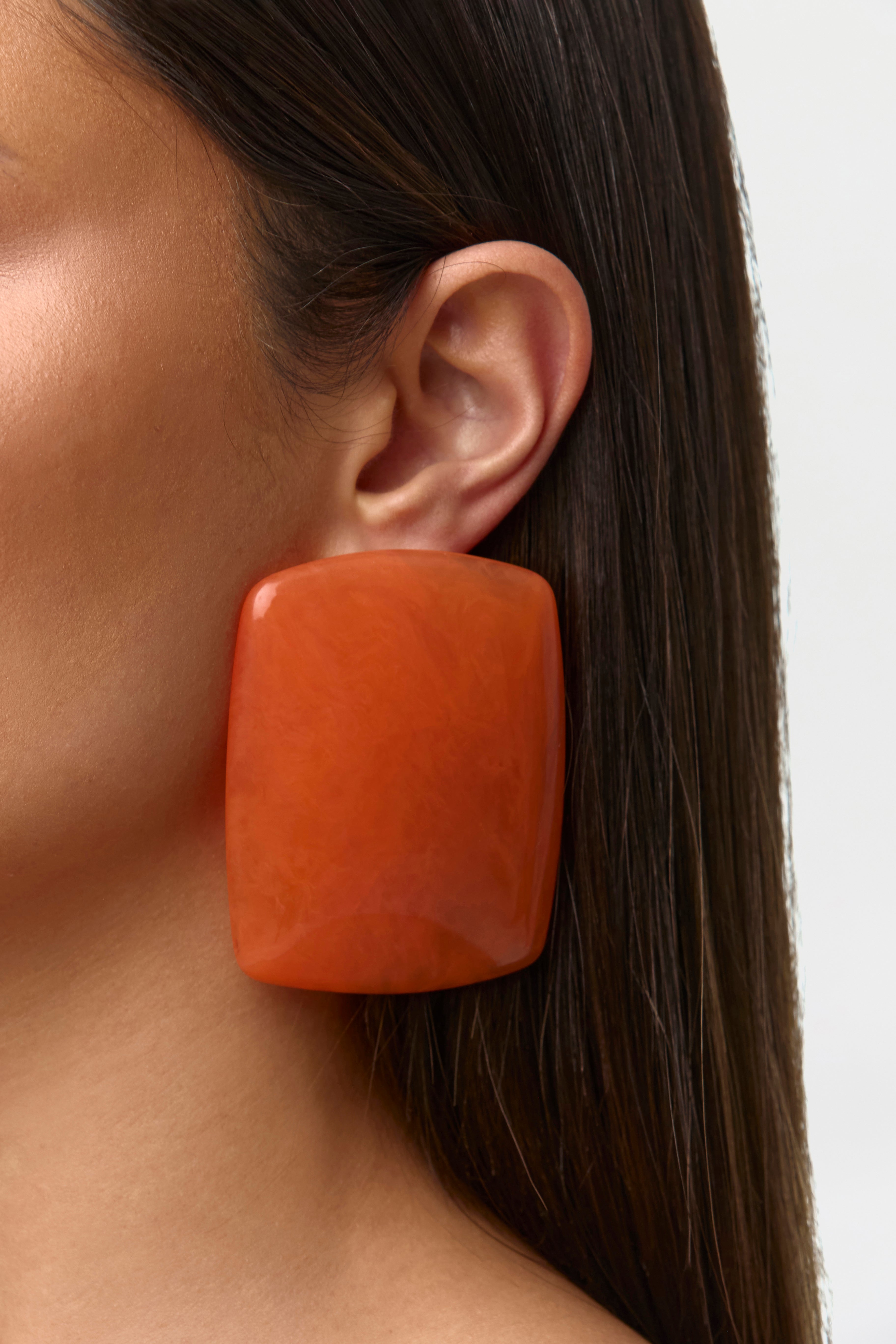 Resin Stone Earrings