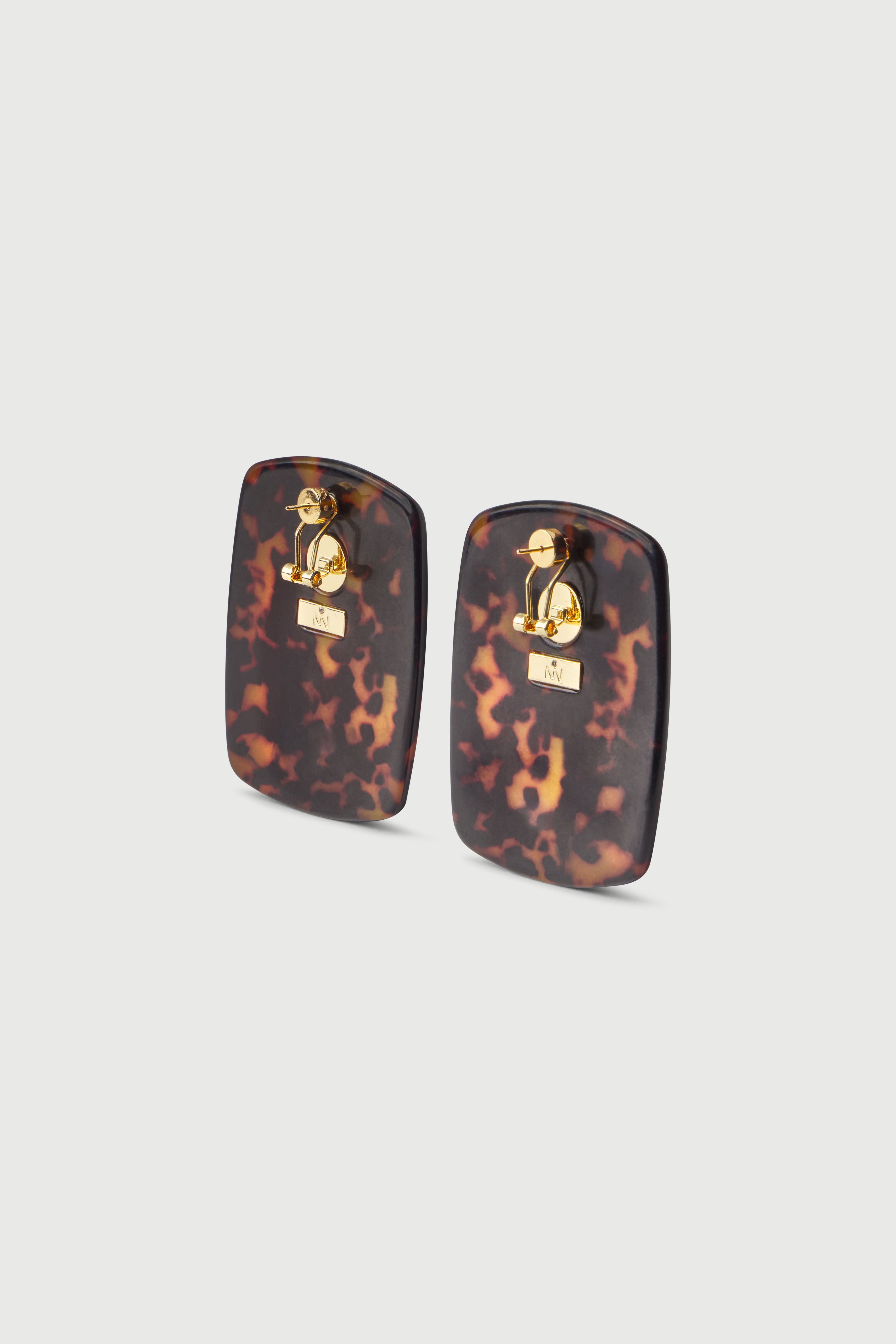 Resin Stone Earrings