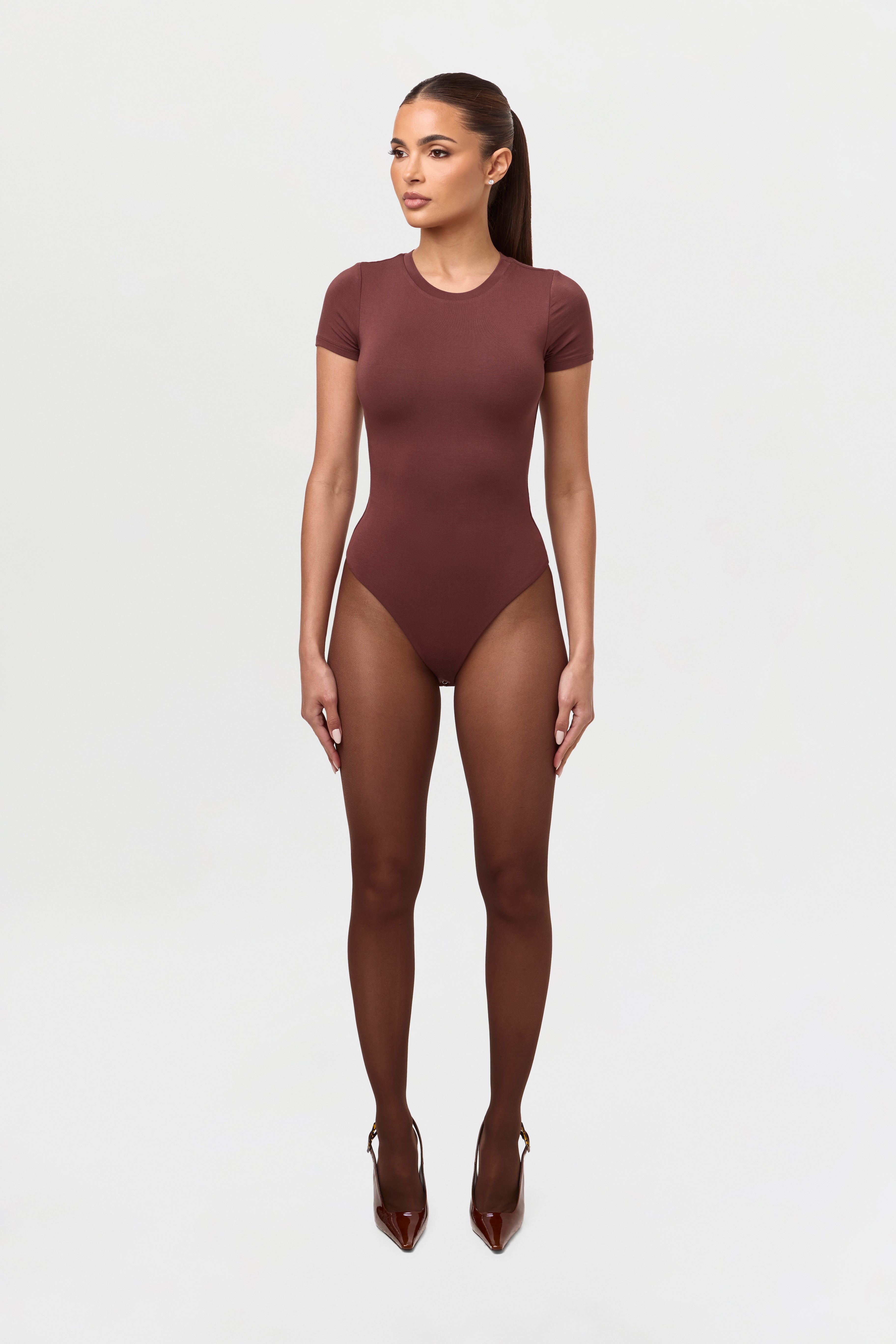 Smooth Crewneck Tee Bodysuit