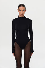 Naked Mock Neck Bodysuit