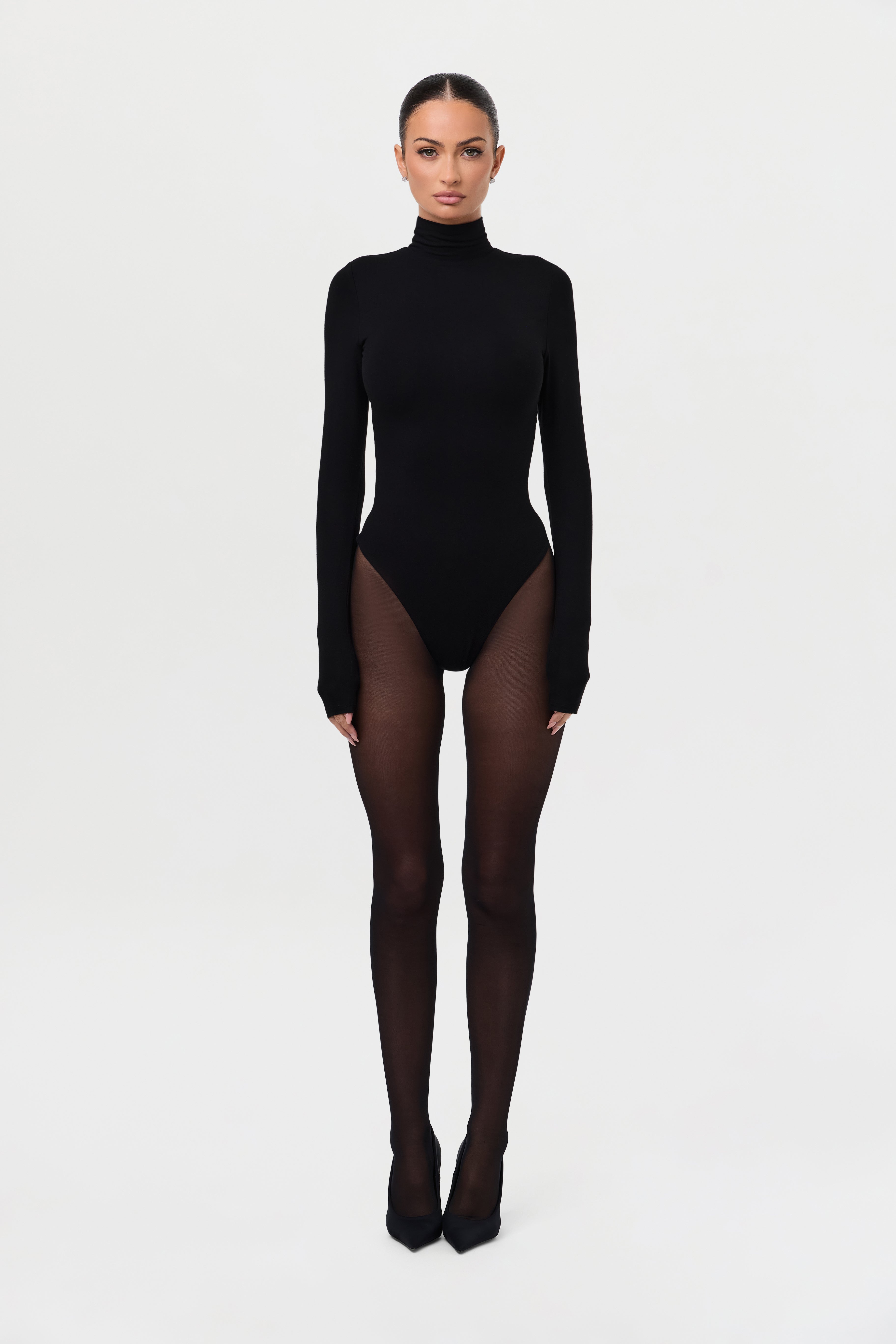 Butter Turtleneck Contour Bodysuit