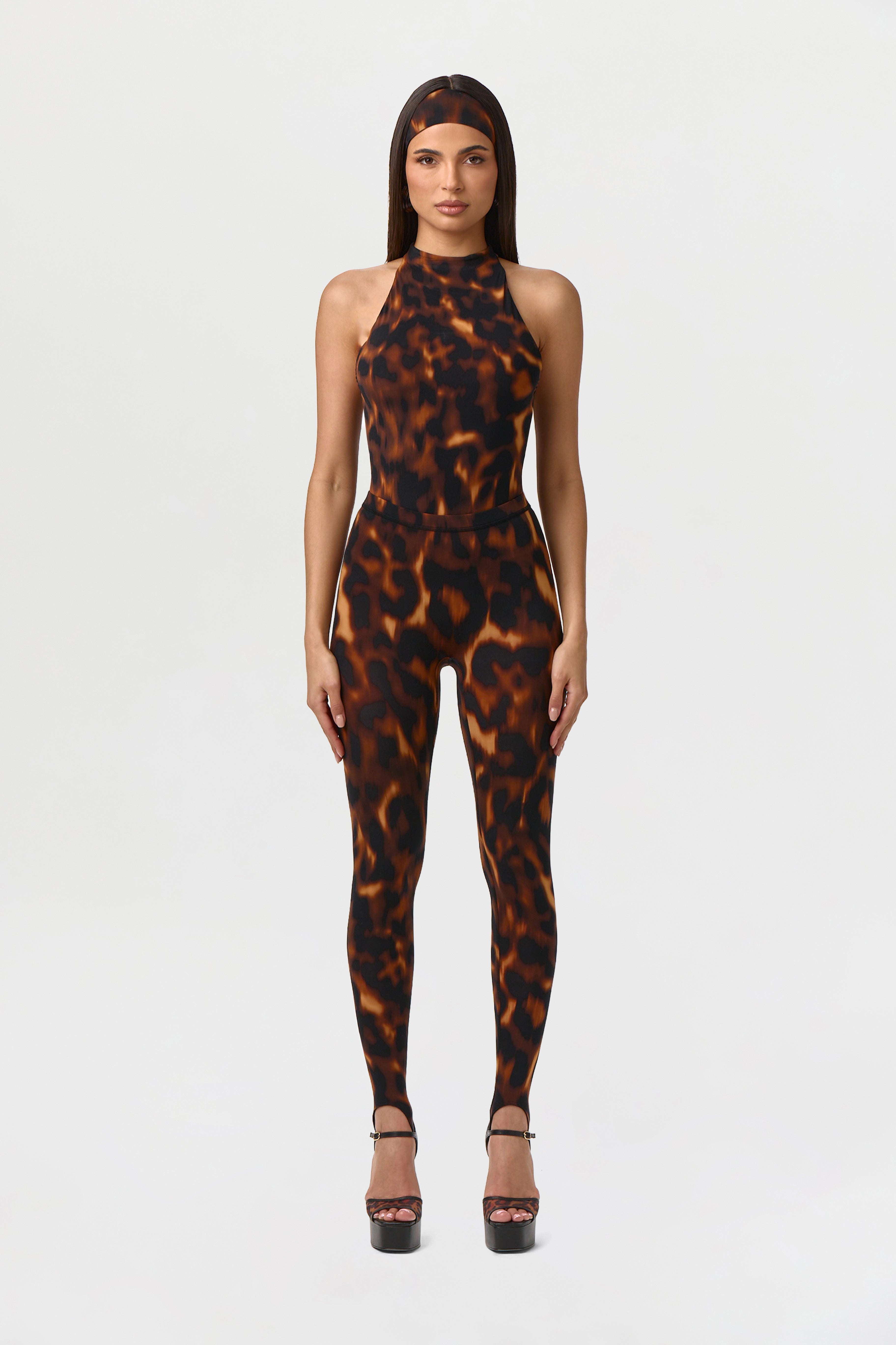 Naked Print Stirrup Legging