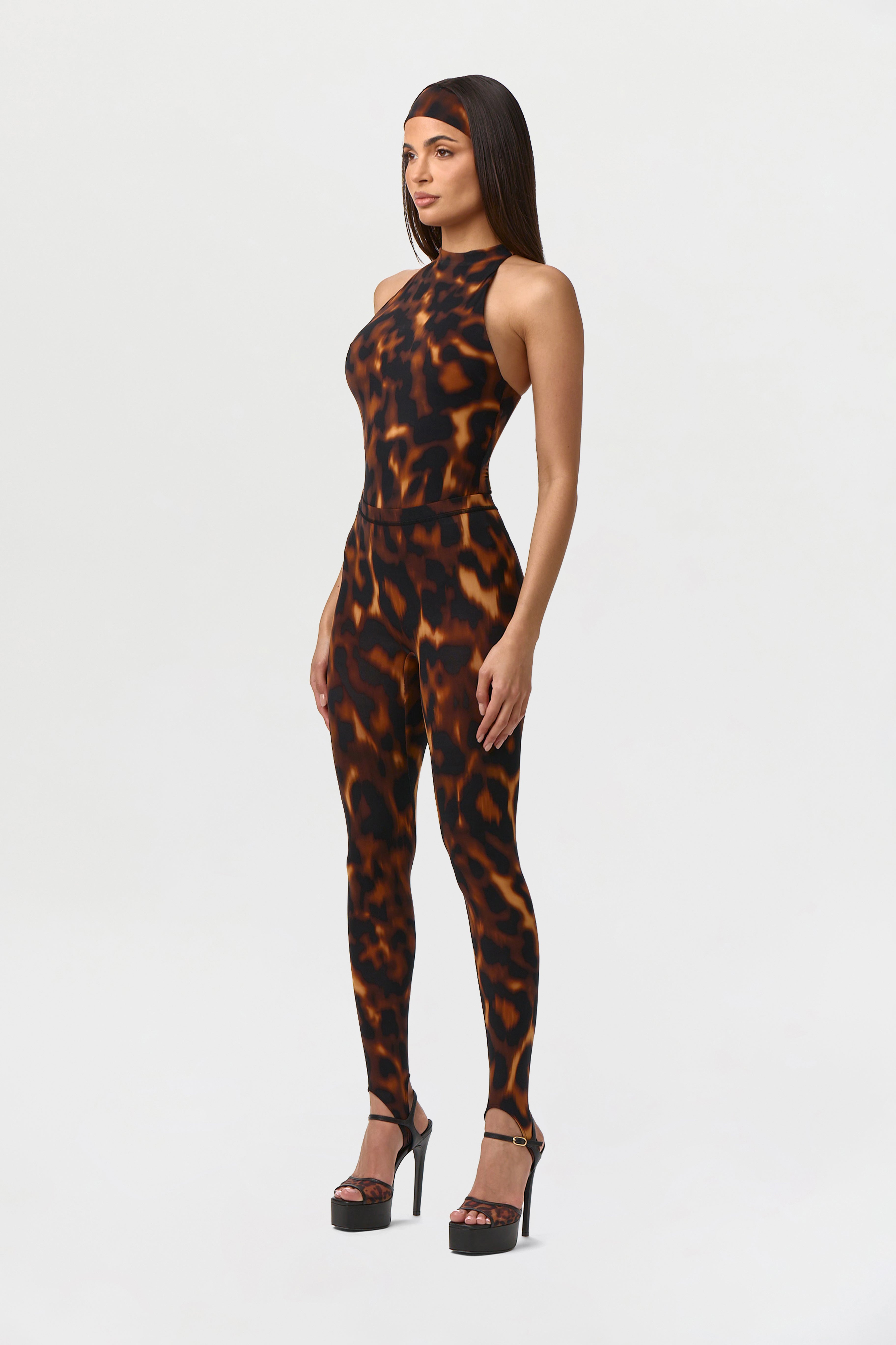 Naked Print Stirrup Legging