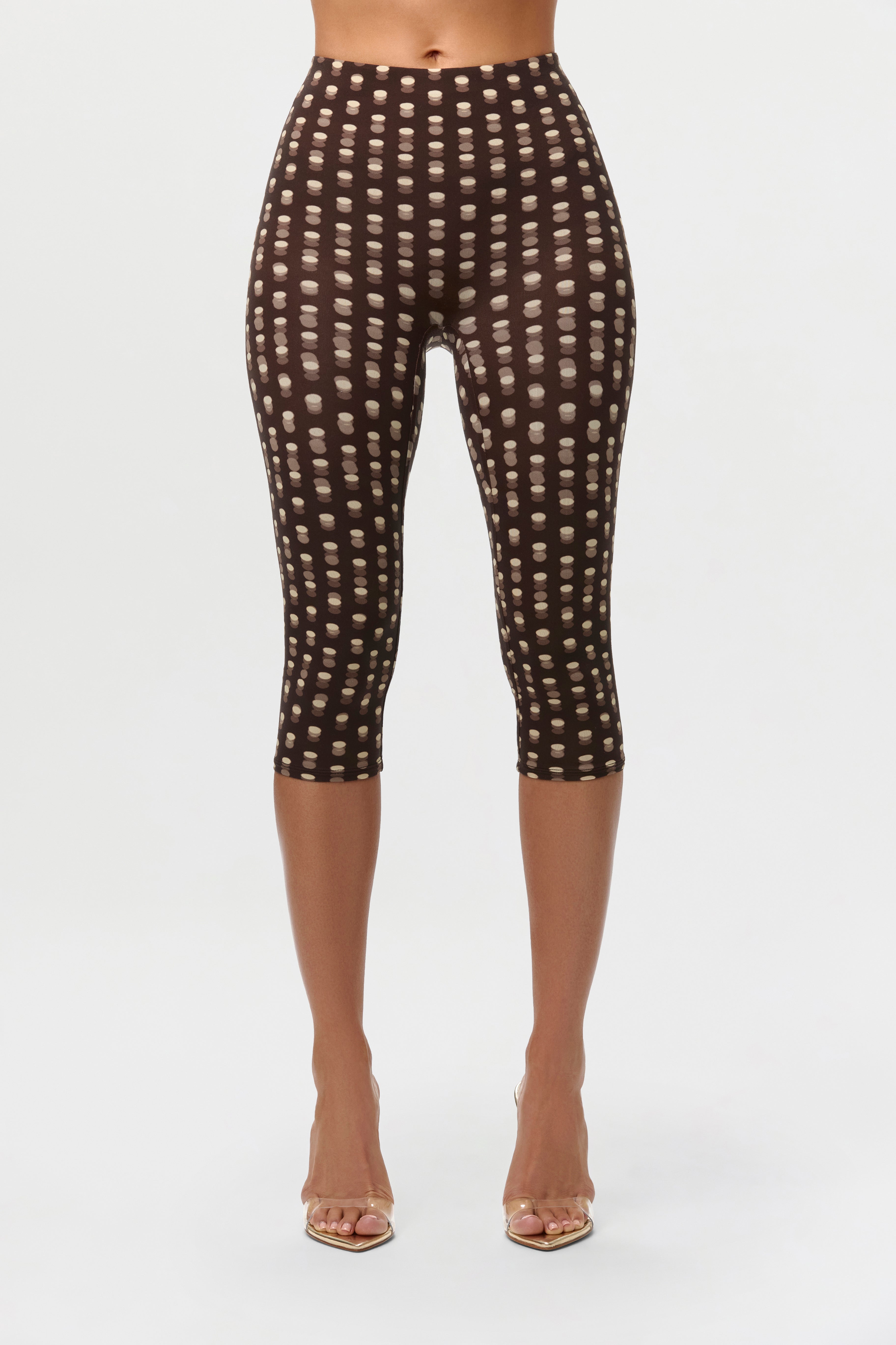 Naked Print Capri Legging
