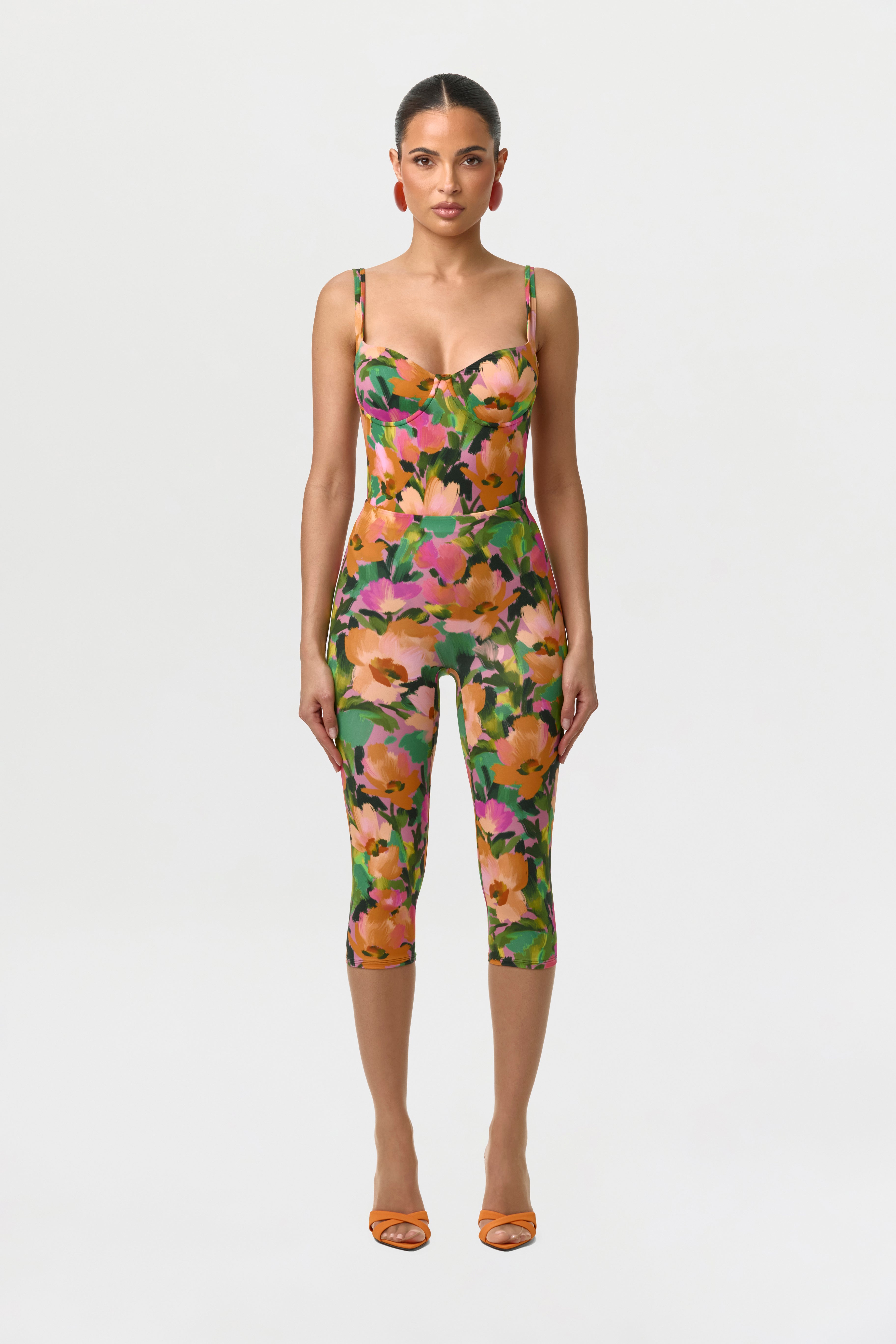 Naked Print Capri Legging