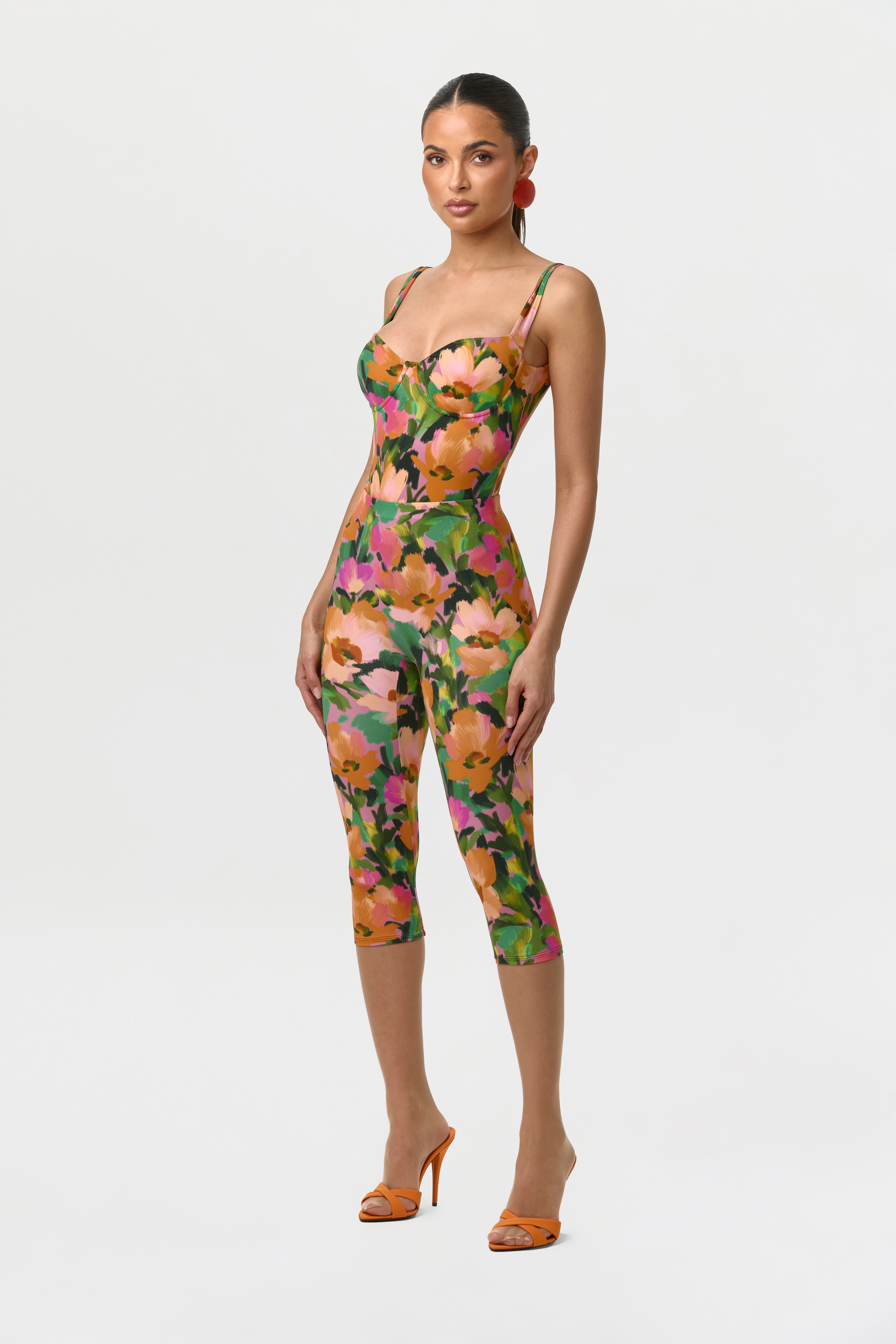 Naked Print Capri Legging