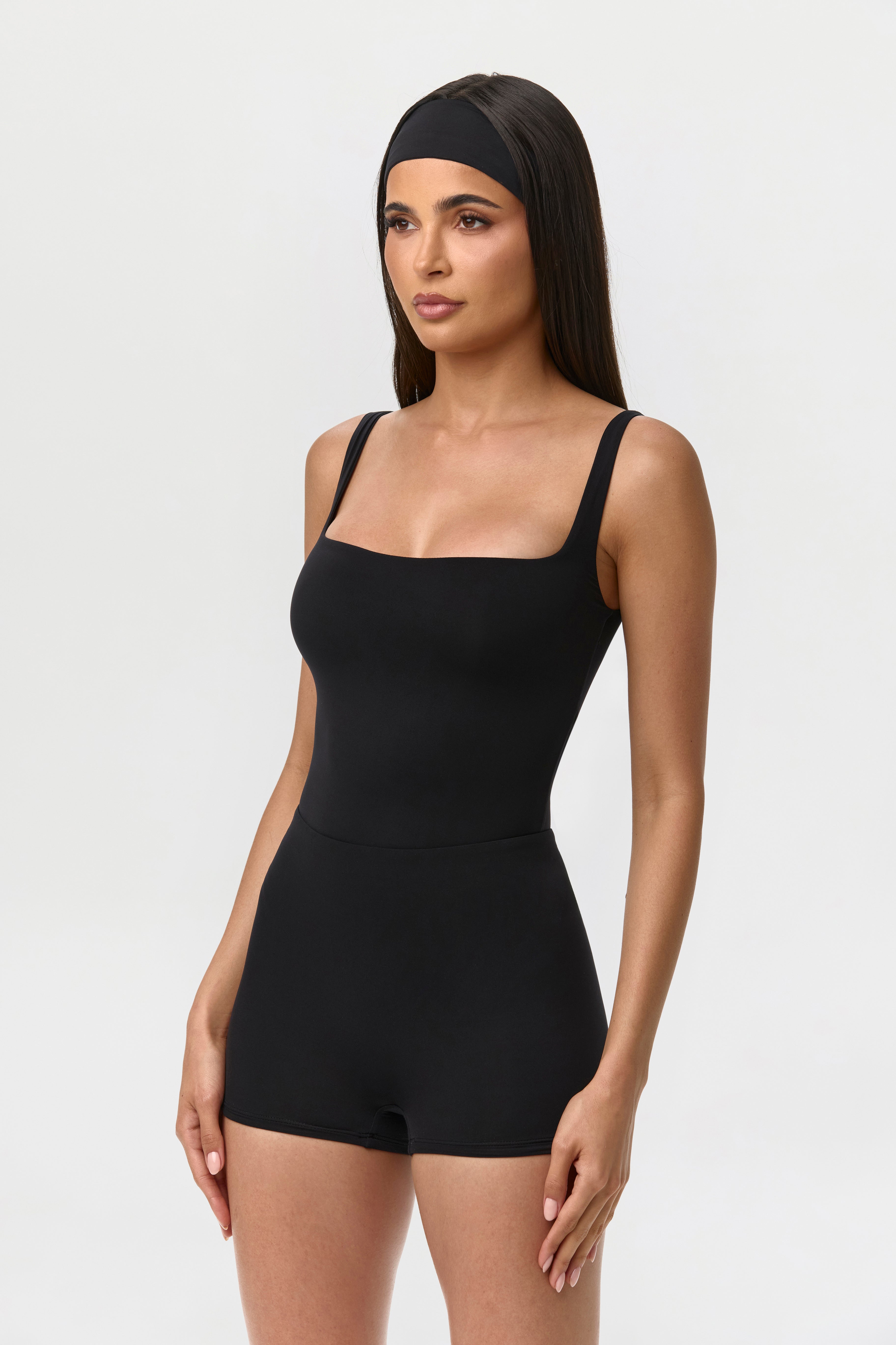 Naked Scoop Tank Bodysuit