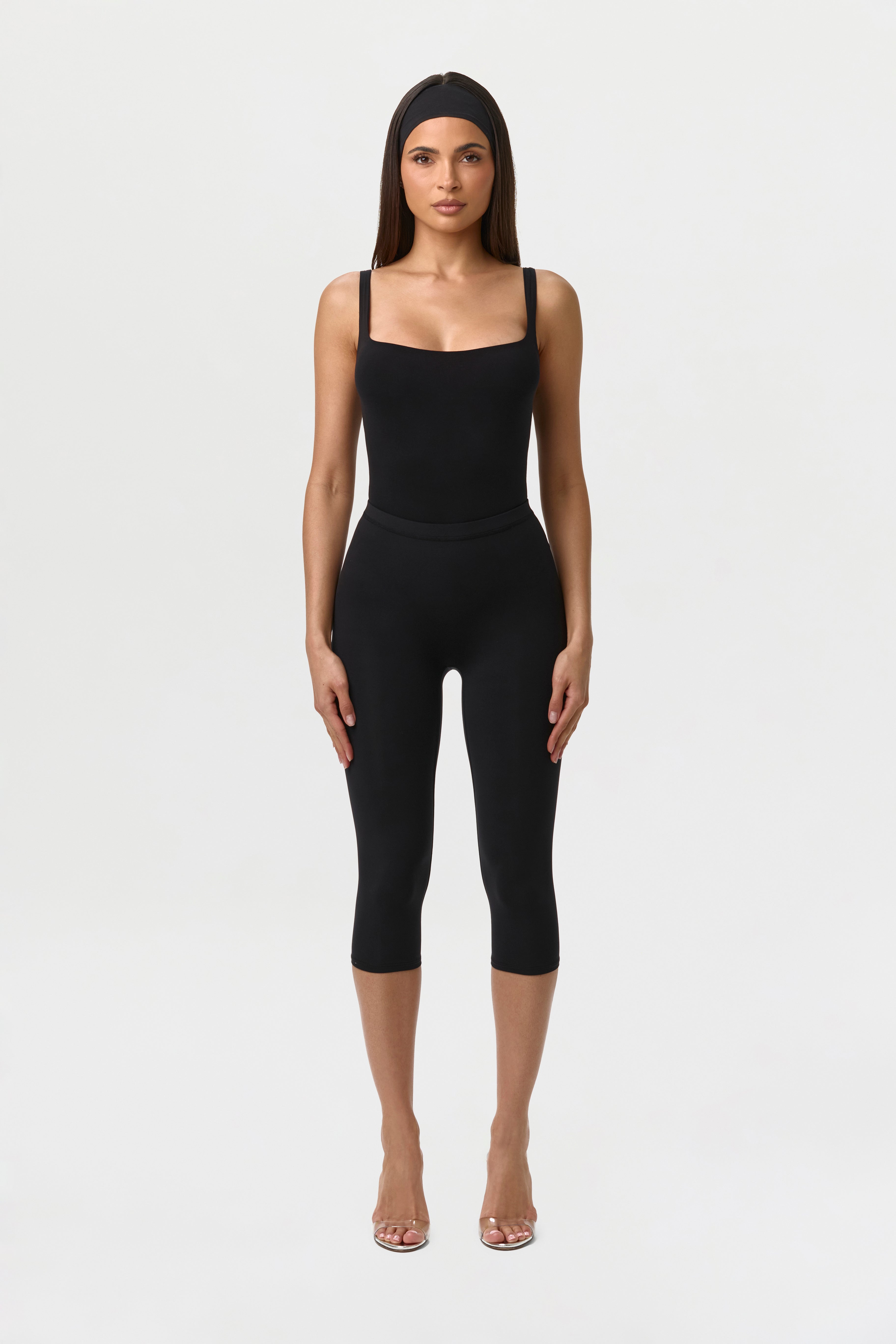 Naked Scoop Tank Bodysuit