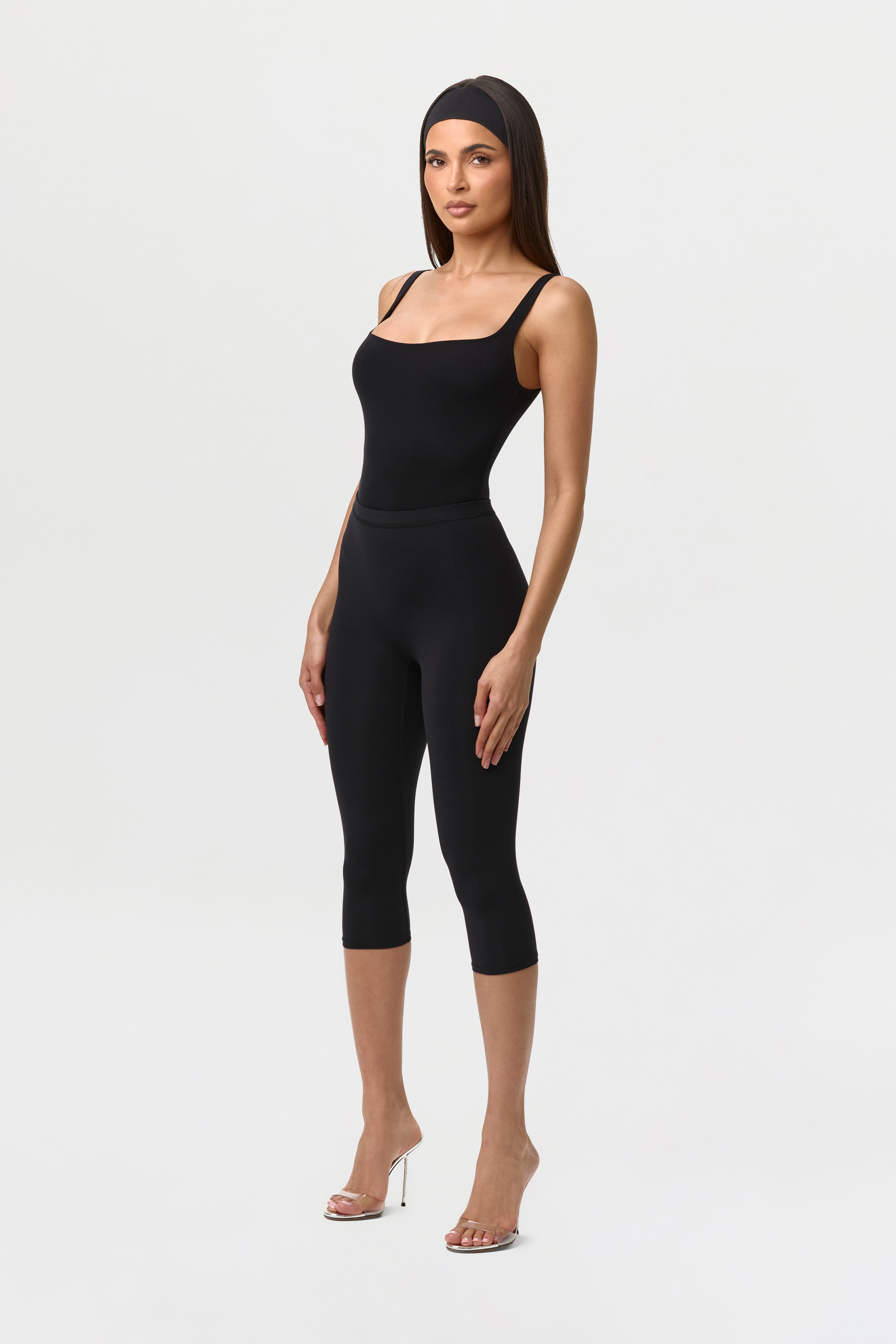 Naked Scoop Tank Bodysuit