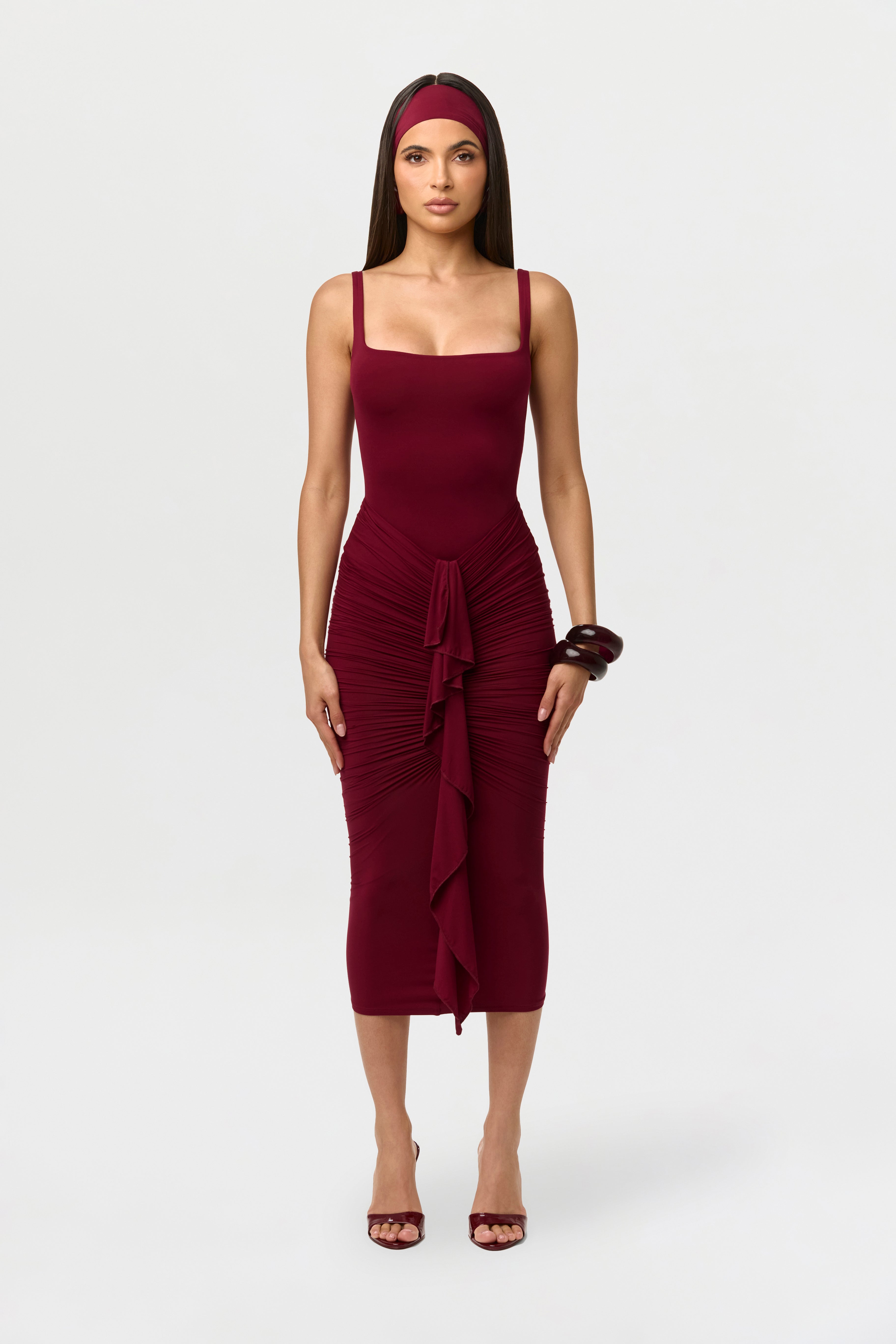 Naked Scoop Tank Bodysuit