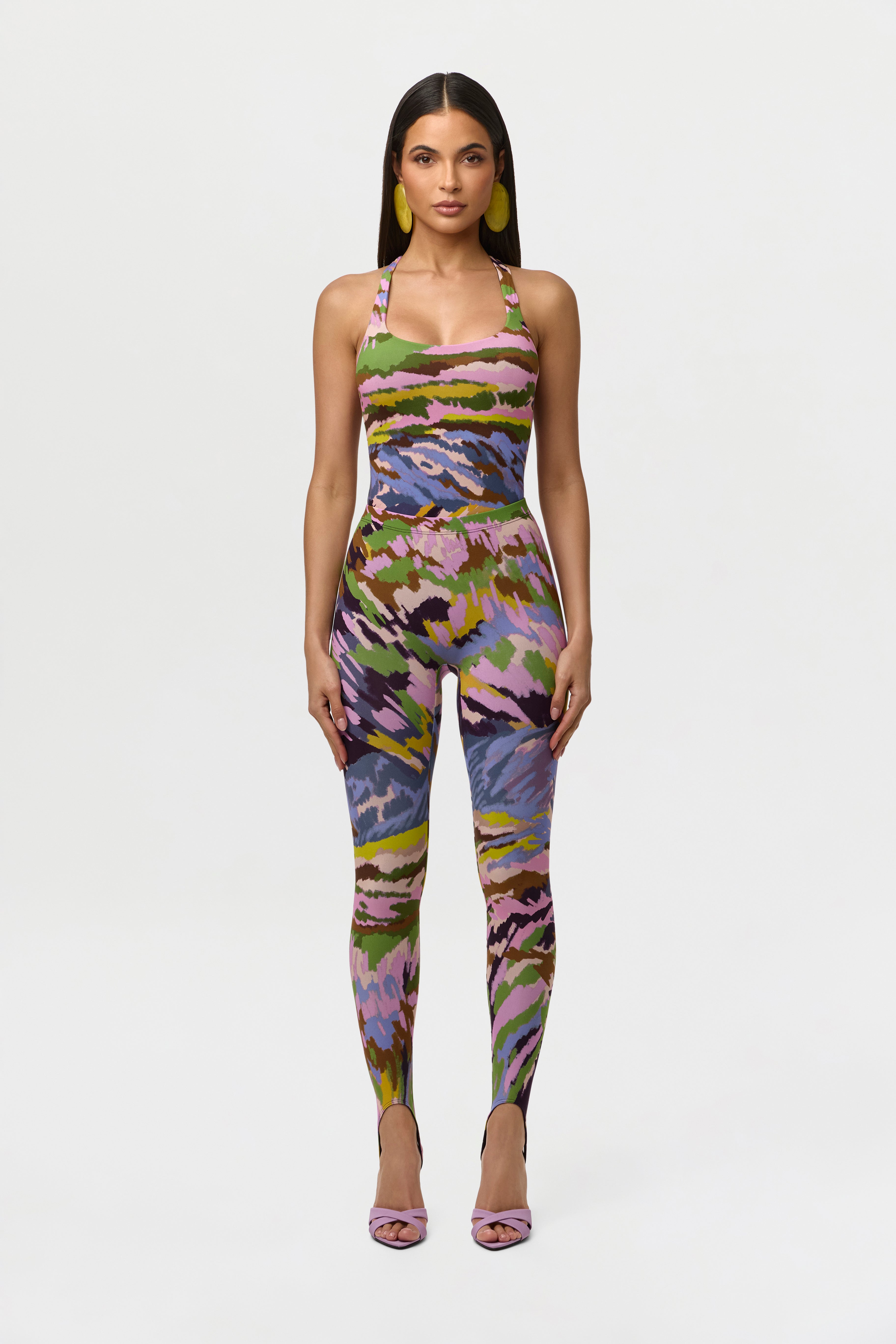 Naked Print Stirrup Legging