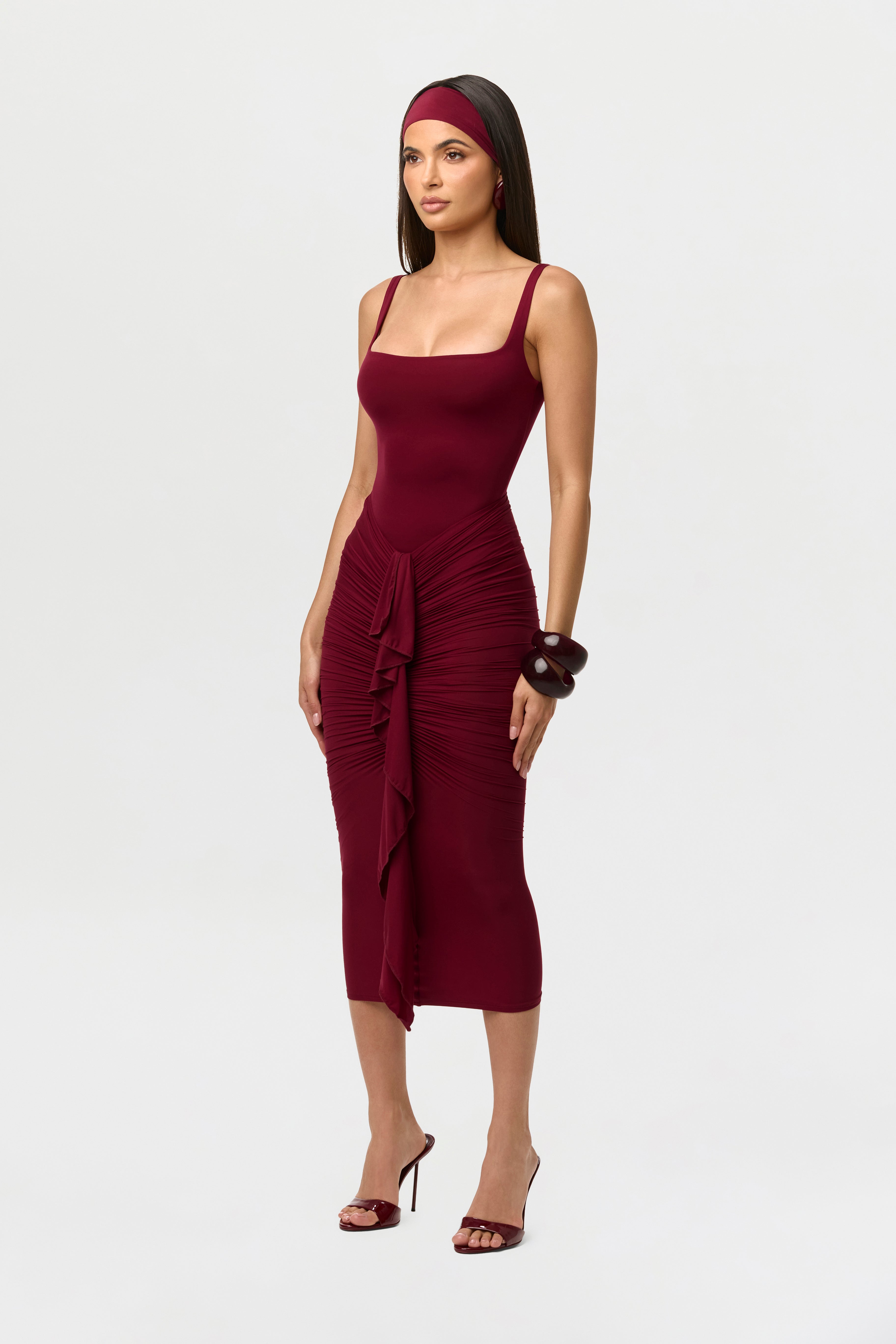 Naked Scoop Tank Bodysuit