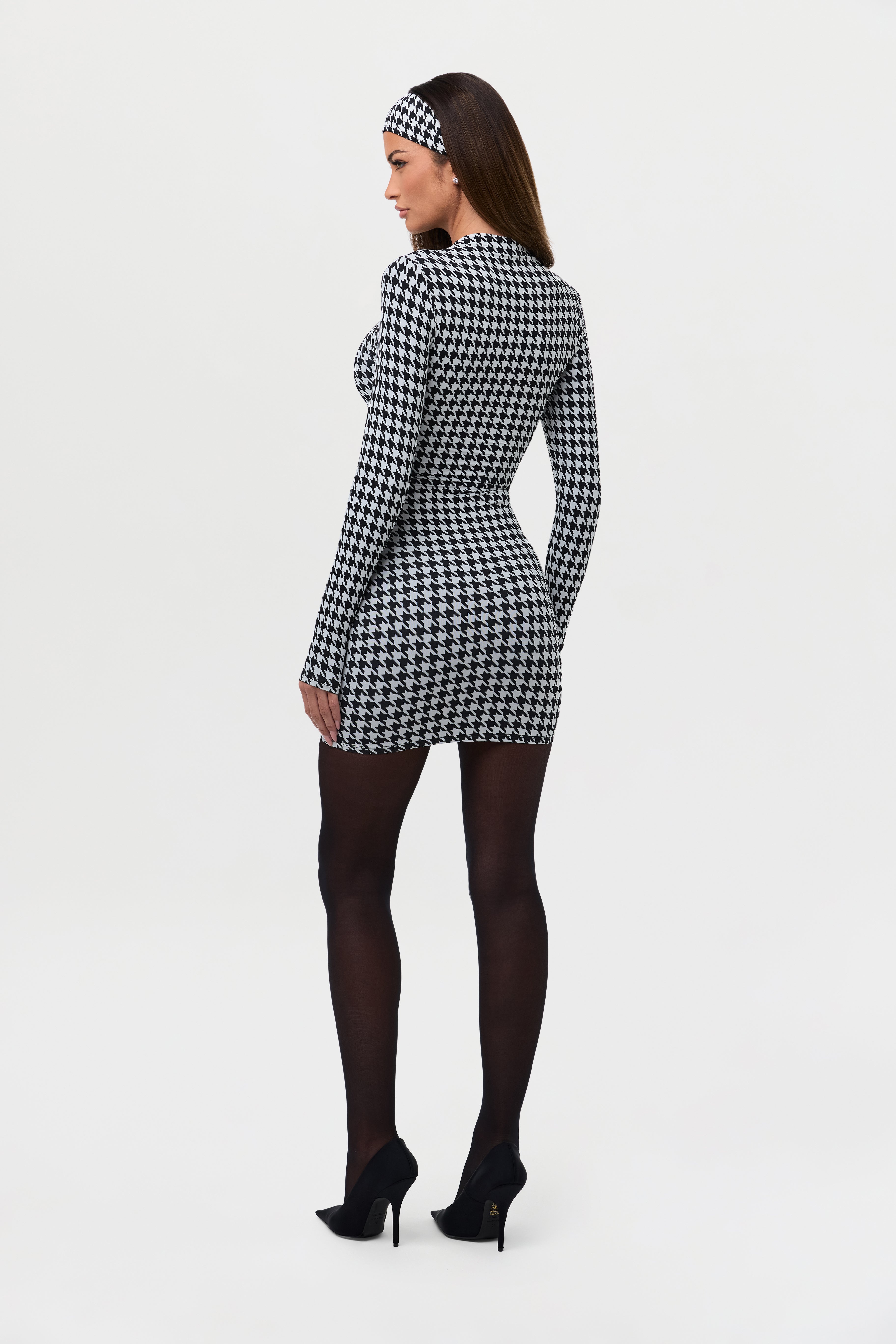 Naked Print Mini Dress