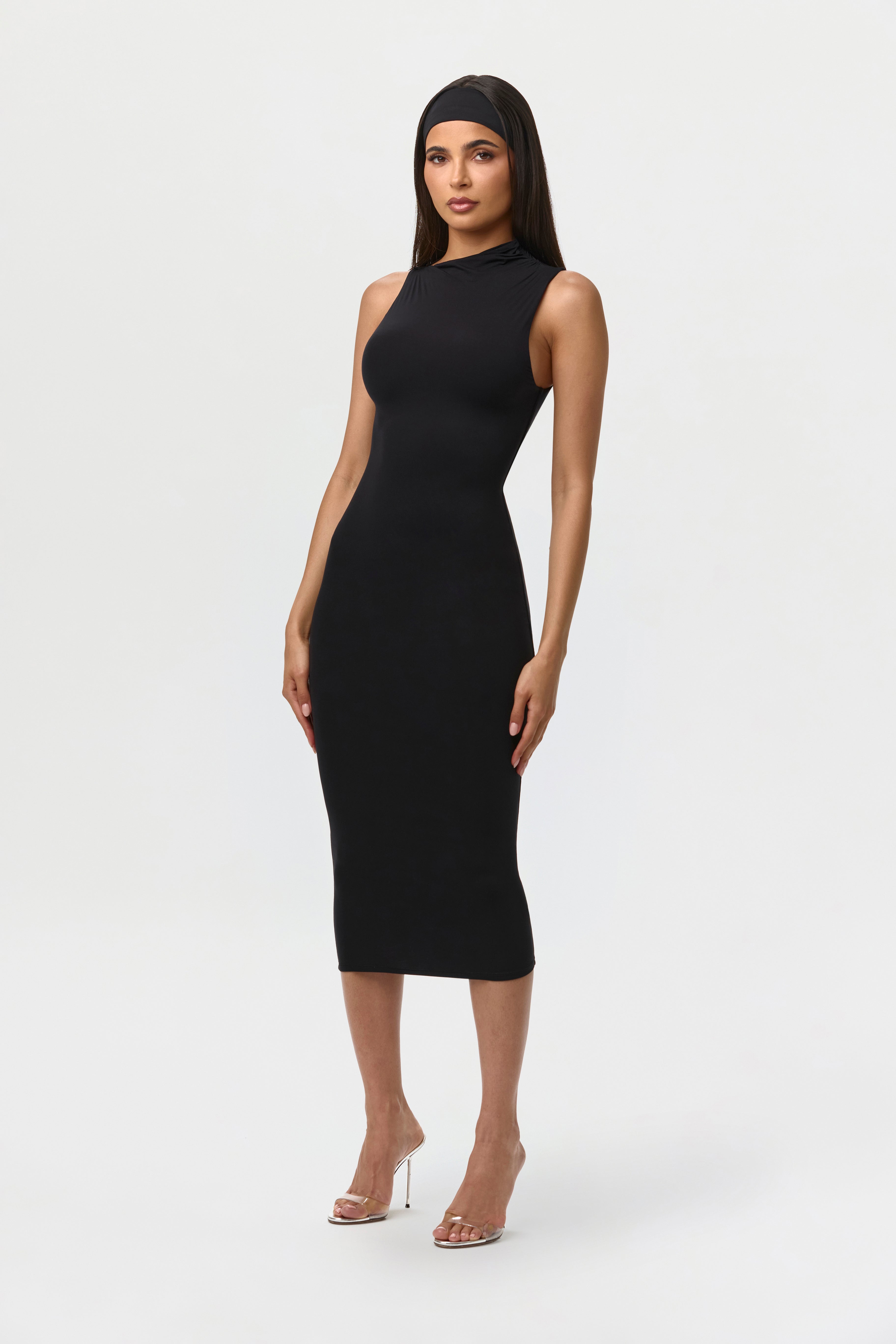 Naked Sleeveless Midi Dress