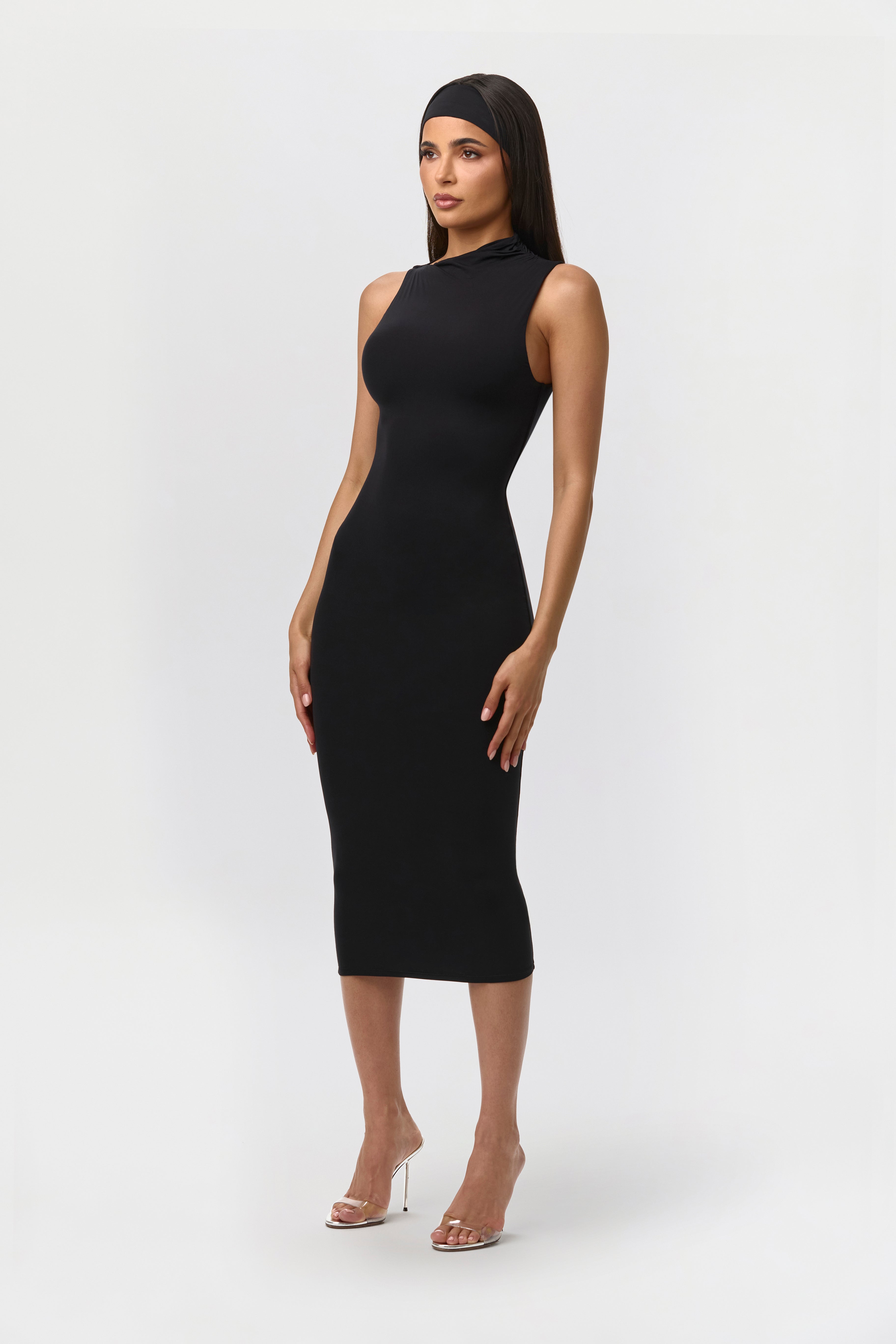 Naked Sleeveless Midi Dress