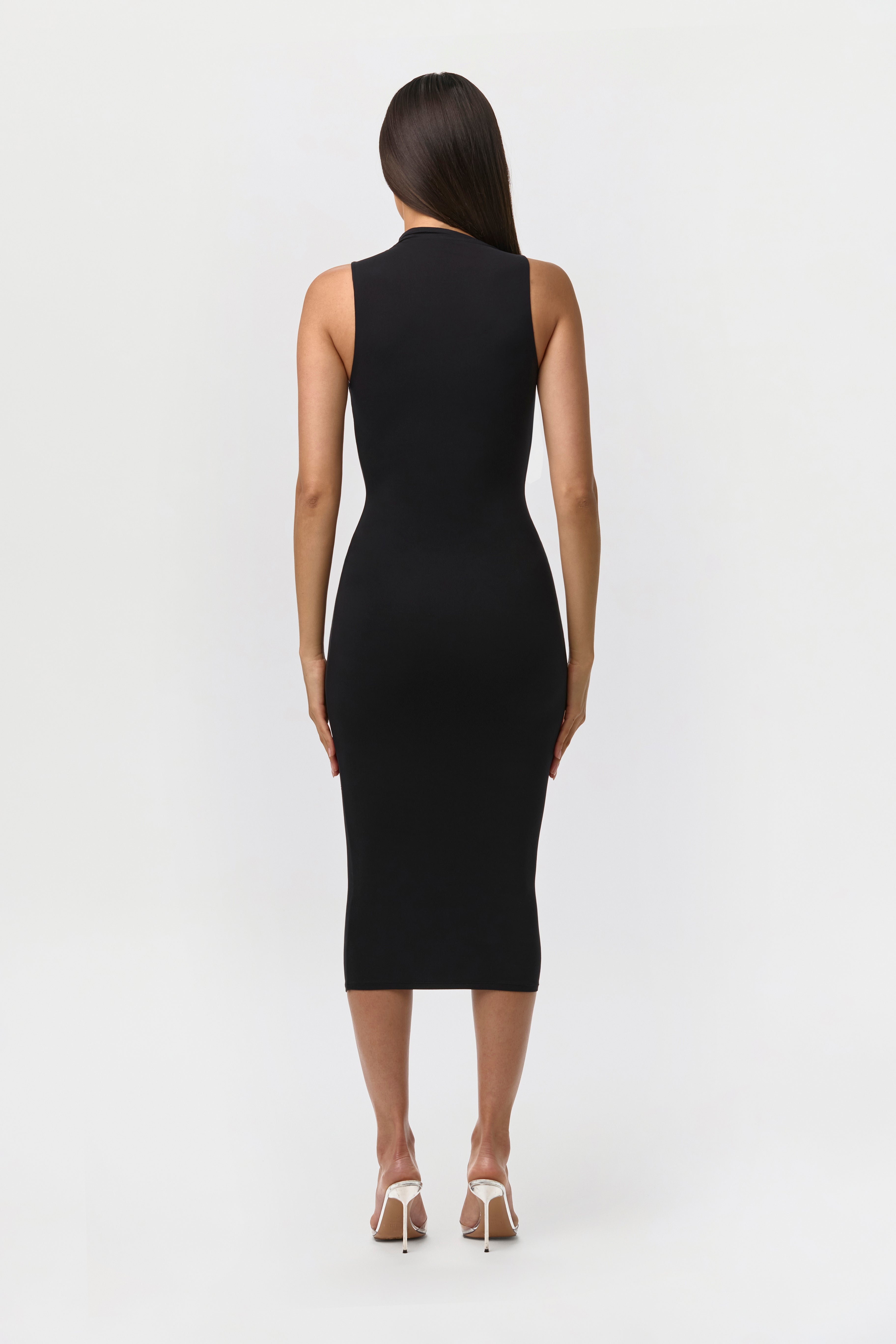 Naked Sleeveless Midi Dress