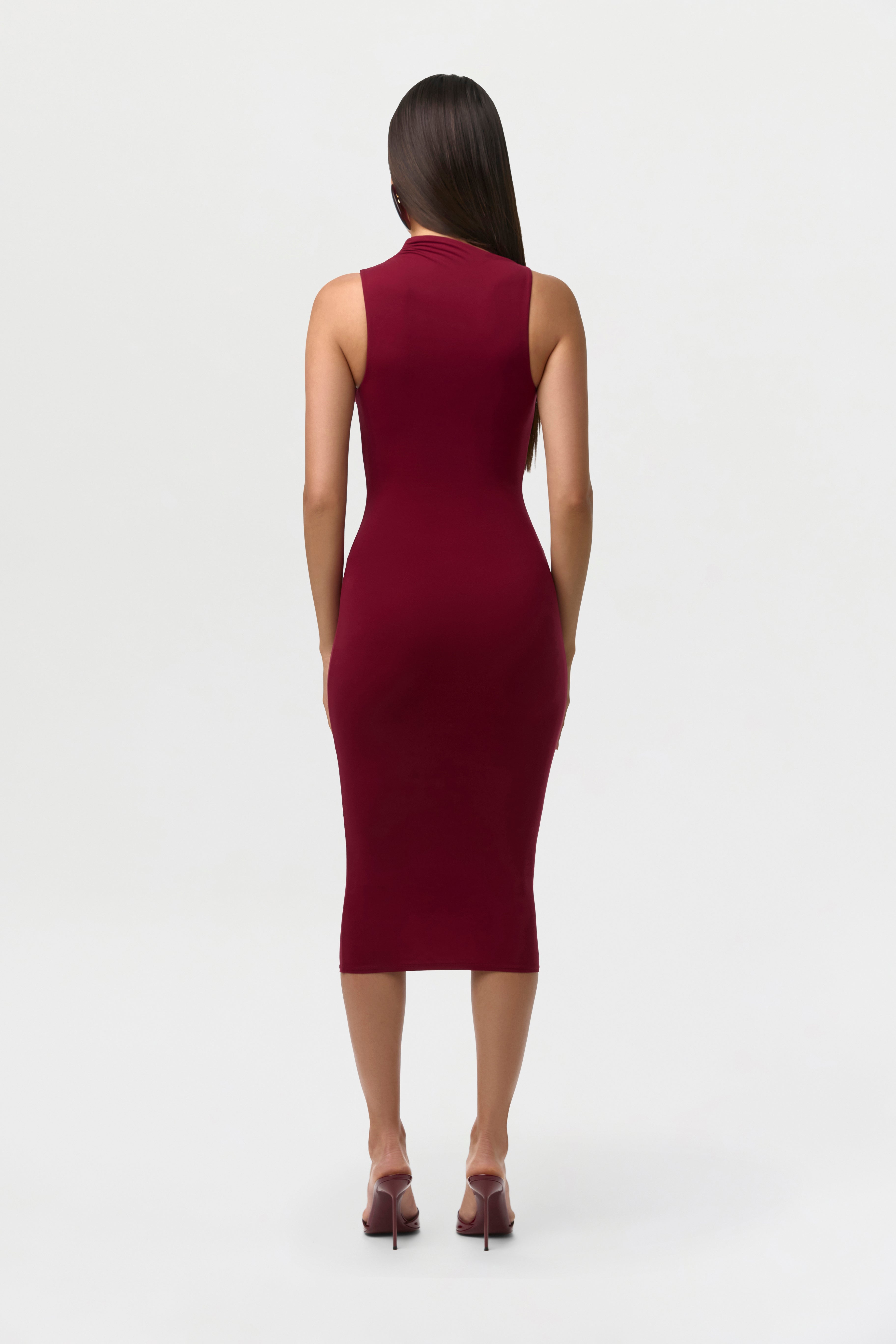 Naked Sleeveless Midi Dress