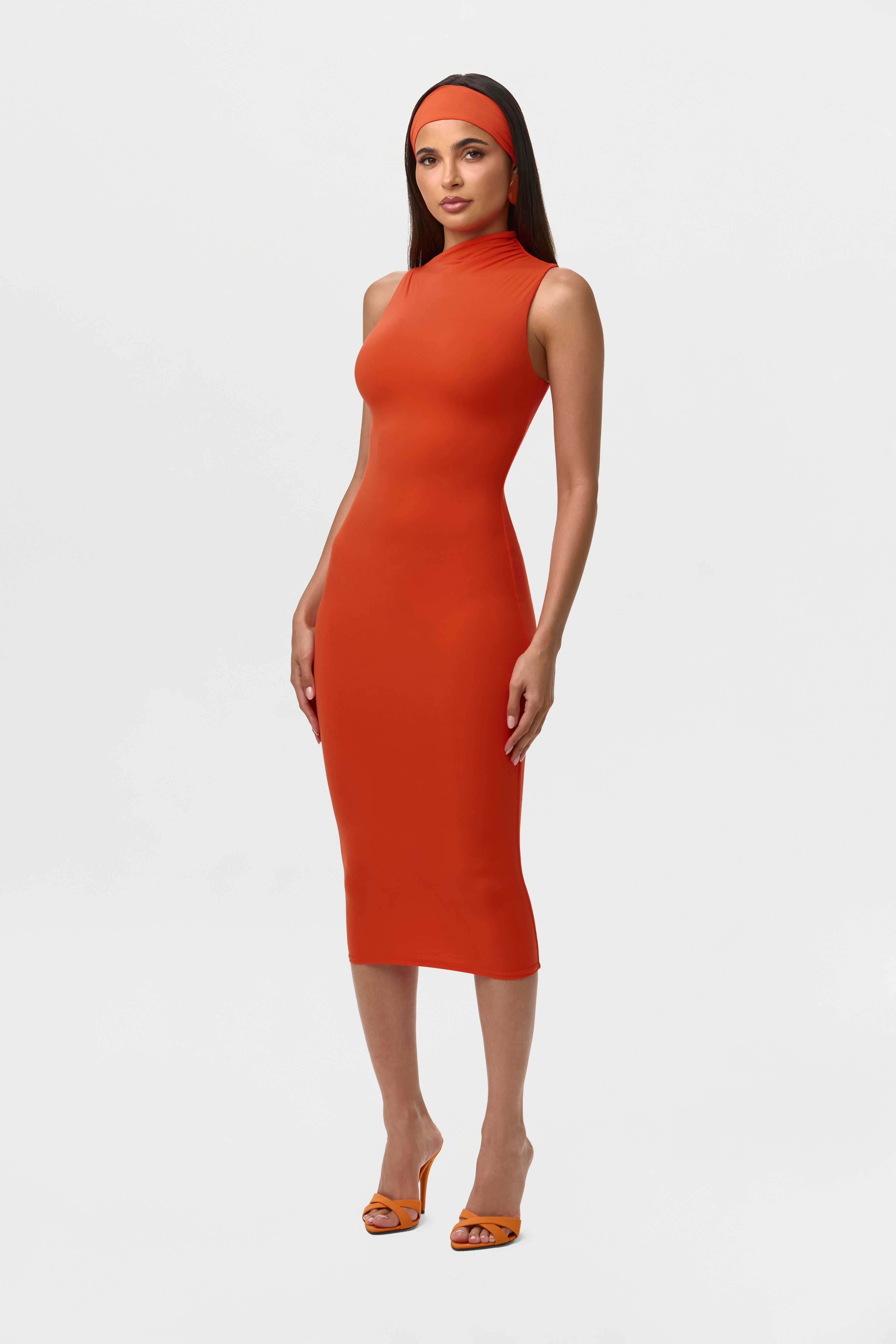 Naked Sleeveless Midi Dress