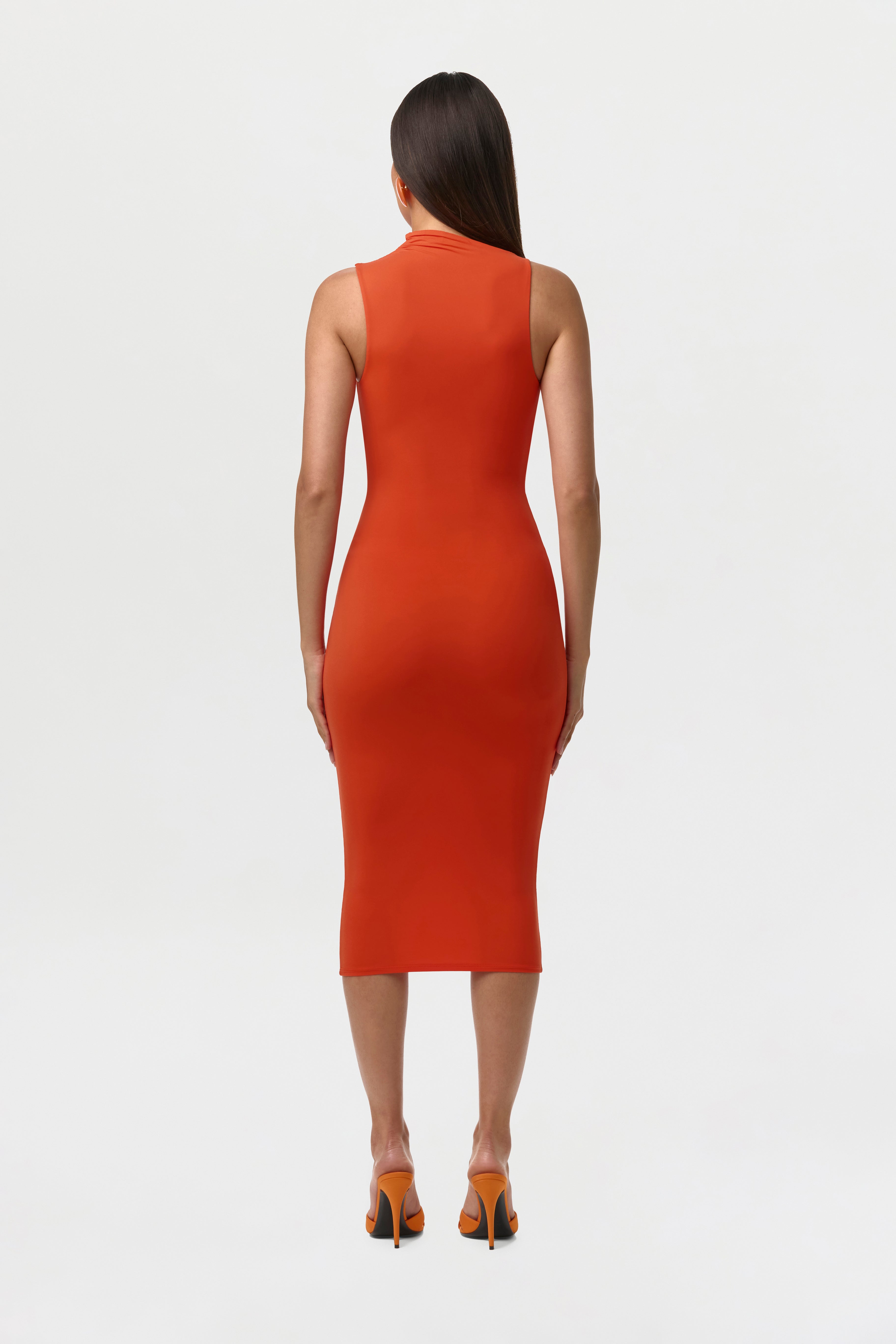 Naked Sleeveless Midi Dress