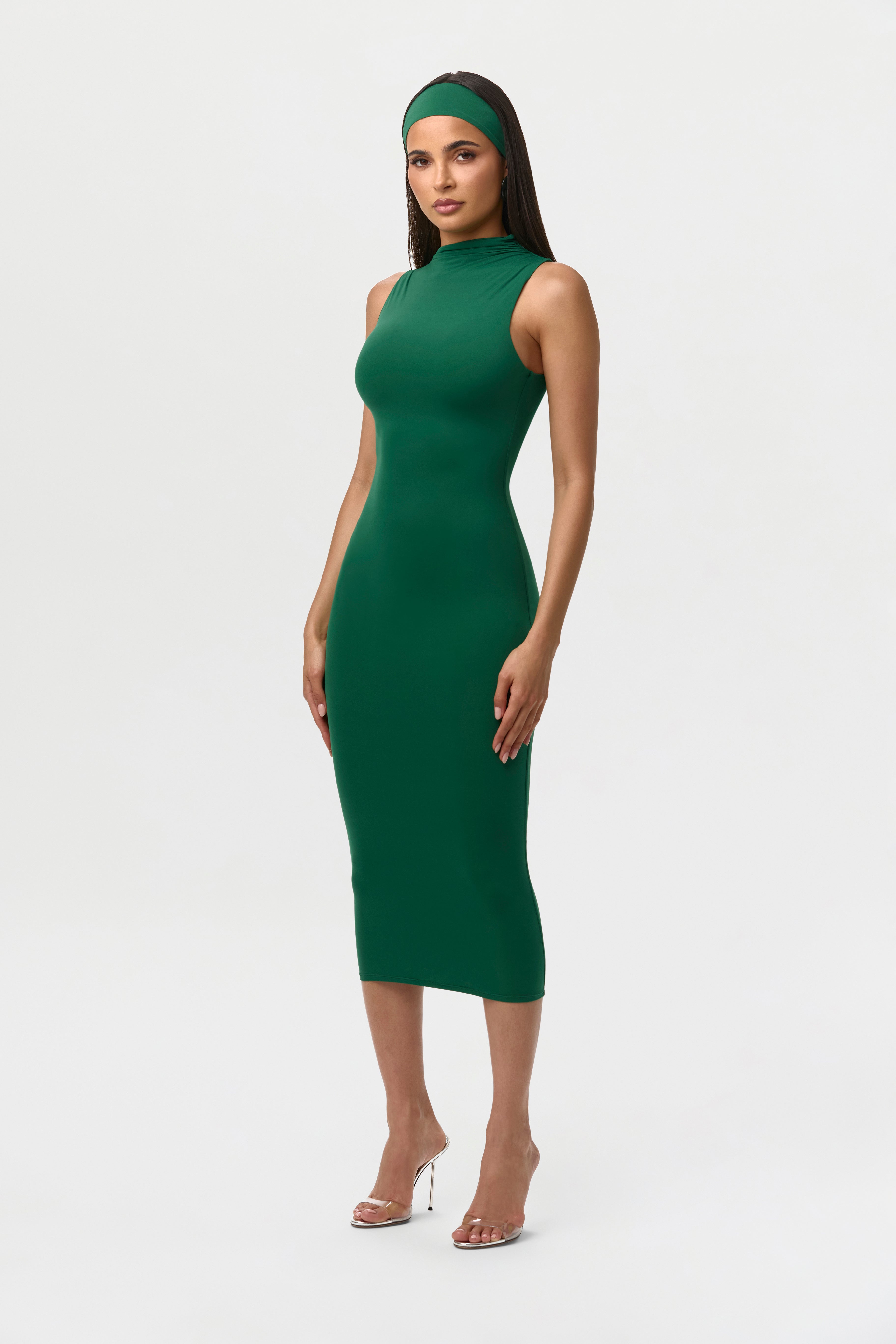 Naked Sleeveless Midi Dress