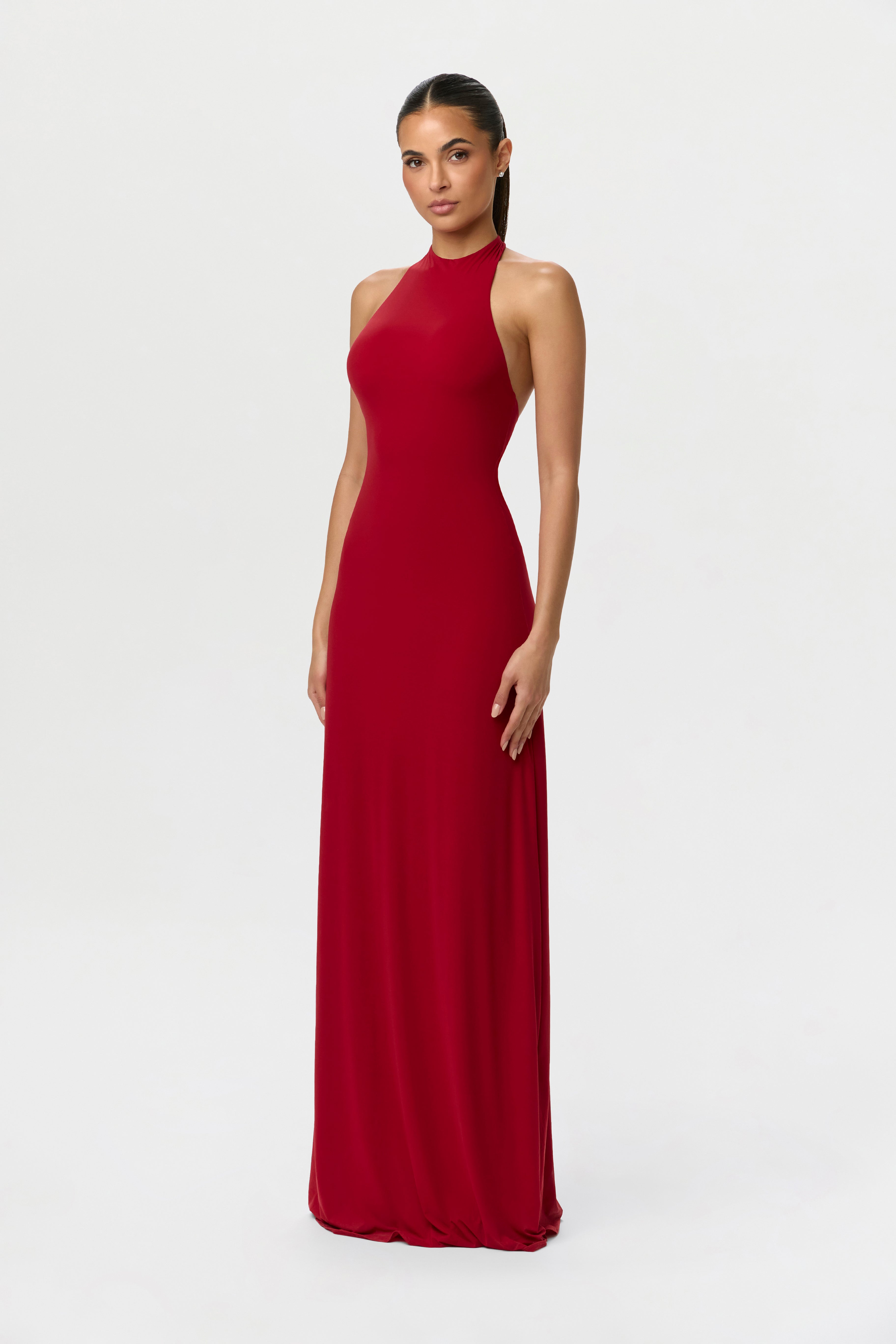 Naked Halter Maxi Dress